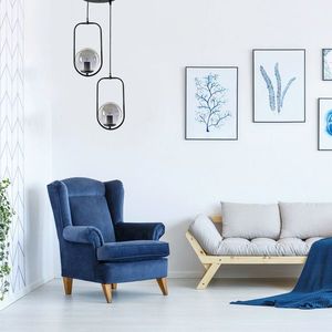 Lustra, Stala, 846STL2881, Metal, Negru imagine