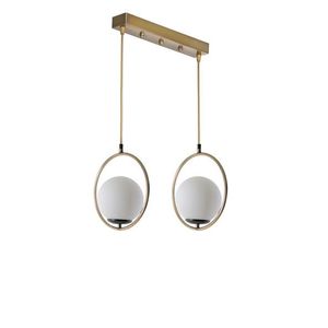 Lustra, Stala, 846STL2849, Metal, Alb / Cupru imagine