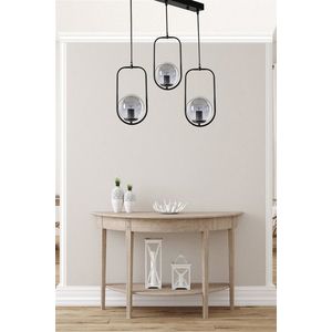 Lustra, Stala, 846STL2885, Metal, Negru imagine
