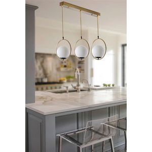 Lustra, Stala, 846STL2850, Metal, Alb / Cupru imagine