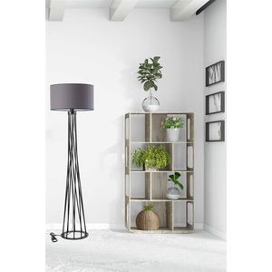Lampadar, Stala, 846STL2971, Metal, Gri inchis imagine