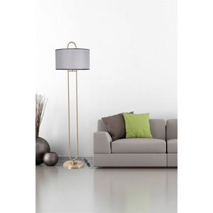 Lampadar, Stala, 846STL2965, Metal, Gri imagine