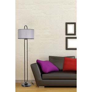 Lampadar, Stala, 846STL2957, Metal, Gri imagine