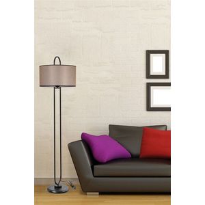 Lampadar, Stala, 846STL2958, Metal, Bej / Negru / Bronz imagine