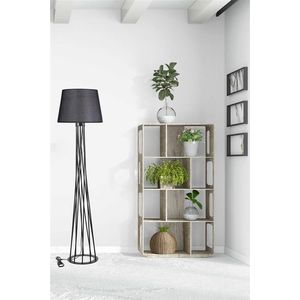 Lampadar, Stala, 846STL2977, Metal, Negru imagine