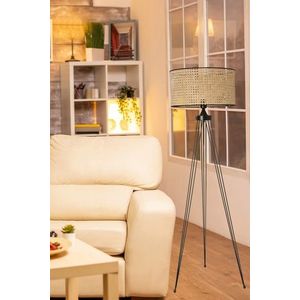 Lampadar, Stala, 846STL3566, Metal, Negru imagine