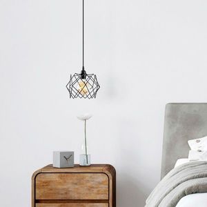 Lustra, Tatum, 584TTM2112, Metal, Negru imagine