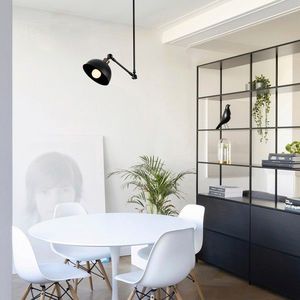 Lustra, Tatum, 584TTM1427, Metal, Negru imagine