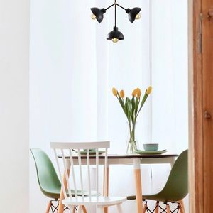 Lustra, Tatum, 584TTM1202, Metal, Negru imagine
