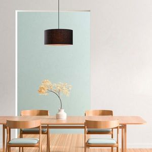 Lustra, Tatum, 584TTM1479, Metal, Negru imagine