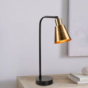 Lampa de masa, Tatum, 584TTM1722, Metal, Negru / Vintage imagine