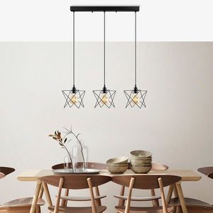 Lustra, Tatum, 584TTM2116, Metal, Negru imagine