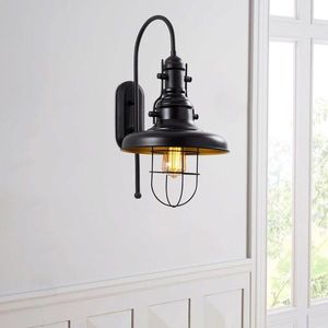 Aplica de perete, Tatum, 584TTM1902, Metal, Negru imagine