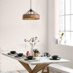 Lustra, Tatum, 584TTM1193, Metal, Negru imagine