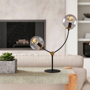 Lampa de masa, Tatum, 584TTM1719, Metal, Negru imagine