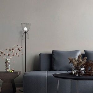 Lampadar, Tatum, 584TTM1522, Metal, Negru imagine