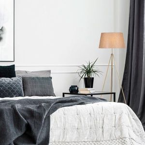 Lampadar, Tatum, 584TTM1514, Metal, Vintage / Maro deschis imagine
