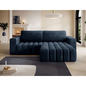 Coltar extensibil dreapta 4 locuri ELTAP, Bon-37, Bonett, 250x175x92 cm, lemn/poliester, albastru inchis imagine