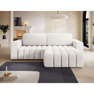 Coltar extensibil dreapta 4 locuri ELTAP, Bon-218, Bonett, 250x175x92 cm, lemn/poliester, alb imagine