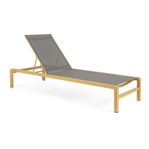 Sezlong cu roti Konnor, Bizzotto, 78 x 195 x 90 cm, aluminiu, galben mustar imagine