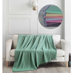 Cuvertura de pat, Elite - Green, DC Home, Bumbac imagine