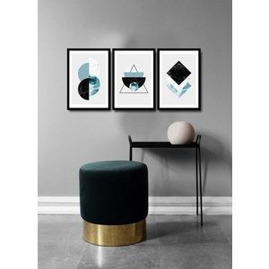 Set 3 tablouri decorative, Alpha Wall, Rebirth, 36x51 cm imagine