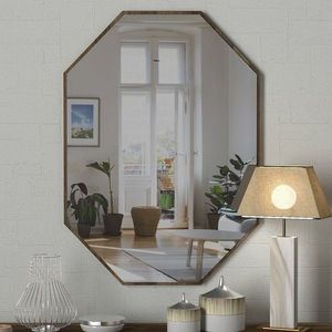 Oglinda de perete Lost, Tera Home, 45x2x70 cm, maro imagine