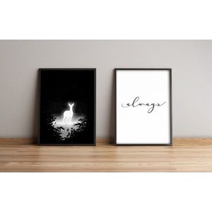 Set 2 tablouri decorative, Alpyros, 2PYSCT-012, 36x51 cm, MDF/PVC imagine