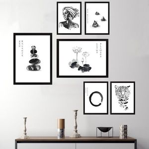 Set 6 tablouri decorative, SET_015, Lulu, 24x29 cm/24x44 cm, plastic imagine