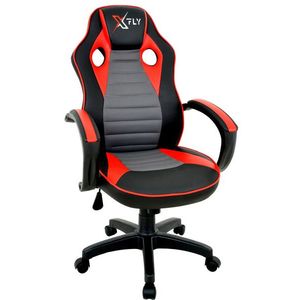 Scaun de birou, Seatix, XFly, 66x121x65 cm, Poliuretan, Roșu/Negru imagine