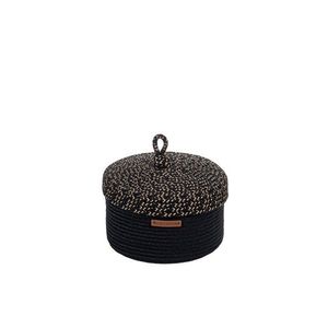 Cutie depozitare, 9003054, Bumbac, Negru imagine
