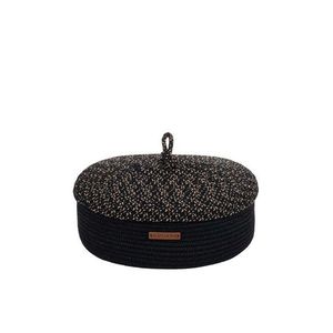Cutie depozitare, 9004054, Bumbac, Negru imagine