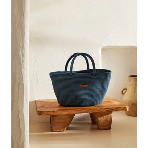 Cos depozitare, 9059073, Bumbac, Albastru navy imagine