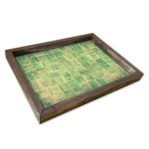 Tava pentru servire, AT-034, 30x40 cm, MDF , Multicolor imagine
