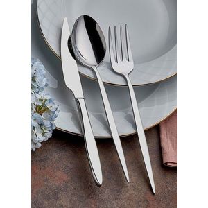 Set tacamuri Istanbul24, Dynasty, 24 piese, inox, argintiu imagine