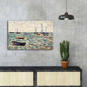Tablou decorativ, FAMOUSART-015, Canvas, Dimensiune: 45 x 70 cm, Multicolor imagine