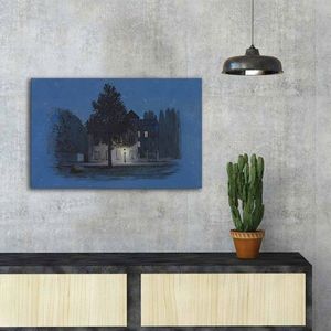 Tablou decorativ, FAMOUSART-026, Canvas, Dimensiune: 45 x 70 cm, Multicolor imagine
