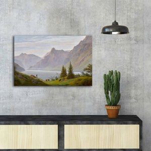 Tablou decorativ, FAMOUSART-047, Canvas, Dimensiune: 45 x 70 cm, Multicolor imagine