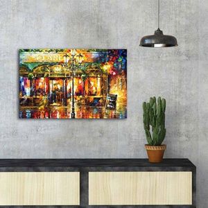 Tablou decorativ, FAMOUSART-086, Canvas, Dimensiune: 45 x 70 cm, Multicolor imagine