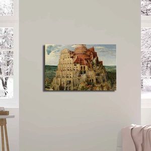 Tablou decorativ, FAMOUSART-09, Canvas, Dimensiune: 45 x 70 cm, Multicolor imagine