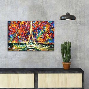 Tablou decorativ, FAMOUSART-091, Canvas, Dimensiune: 45 x 70 cm, Multicolor imagine