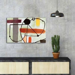 Tablou decorativ, FAMOUSART-109, Canvas, Dimensiune: 45 x 70 cm, Multicolor imagine