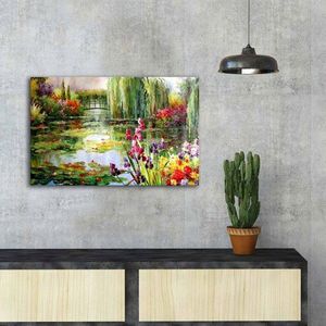Tablou decorativ, FAMOUSART-116, Canvas, Dimensiune: 45 x 70 cm, Multicolor imagine
