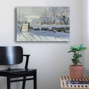 Tablou decorativ, 4570MONET014, Canvas, Lemn, Multicolor imagine