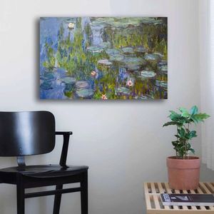 Tablou decorativ, 4570MONET016, Canvas, Lemn, Multicolor imagine