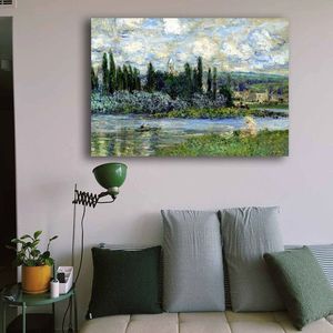 Tablou decorativ, 70100MONET032, Canvas, Lemn, Multicolor imagine