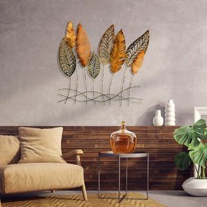 Decoratiune de perete, Kosmer 2, Metal, Dimensiune: 75 x 80 cm, Multicolor imagine