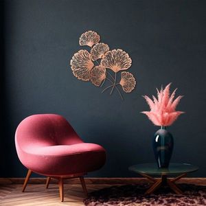 Decoratiune de perete, Tween v2, Metal, Dimensiune: 58 x 75 cm, Multicolor imagine