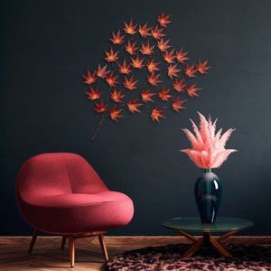 Decoratiune de perete, Acer Palmatum, Metal, Dimensiune: 85 x 115 x 4 cm, Multicolor imagine