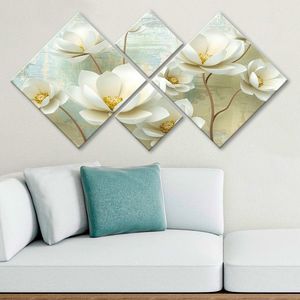Set 4 tablouri decorative, 4MDF1604059651, MDF, Imprimat UV, Multicolor imagine